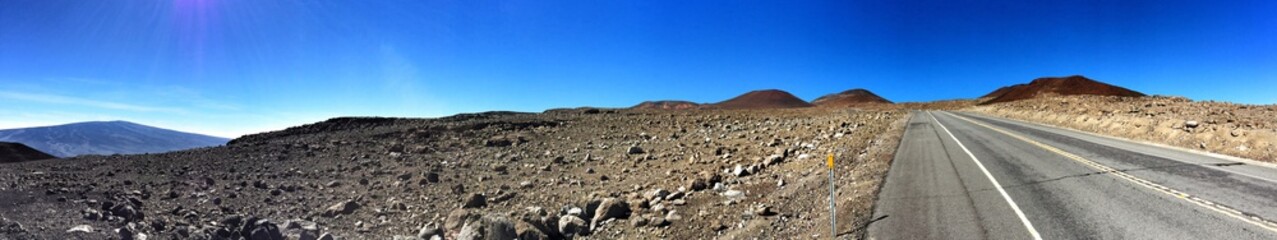 empty street panorama