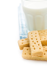 shortbread fingers with milk