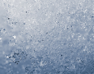 Obraz na płótnie Canvas snowflakes as background. close-up