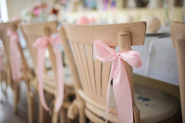 birthday or baby shower decor chairs