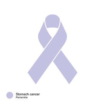 stomach cancer ribbon vector