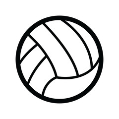 Volleyball isolated on a white