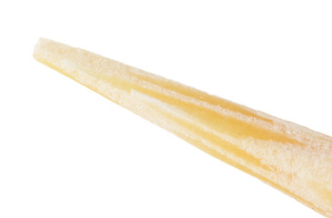 toothpick on a white background. macro