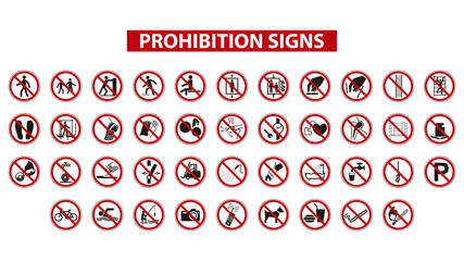 se&ntilde;ales de prohibicion