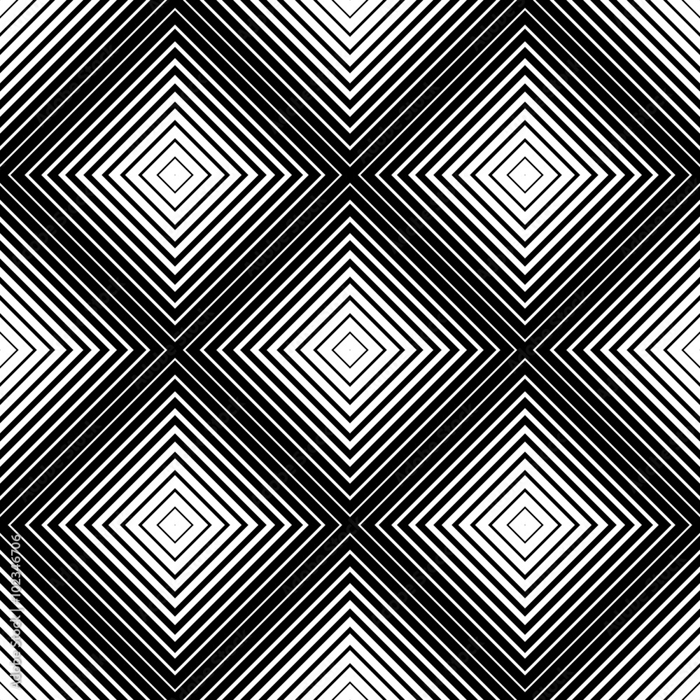 Poster Geometric seamless pattern. Simple regular background. 