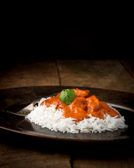 Butter Chicken Low Key Portrait