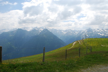 Austrian alps in Gasteinertal