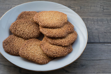 Печенье с кунжутом