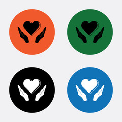 Obraz premium Heart - Valentine's Day vector icon