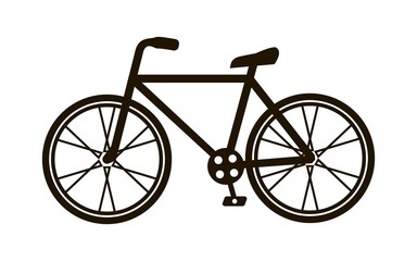 Fototapeta na wymiar bicycle flat icon