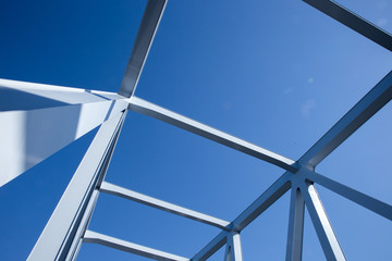 Fototapeta premium トラス橋の東京ゲートブリッジの鉄骨部