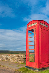 Obraz premium Red telefone box