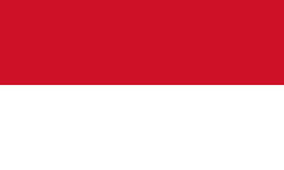 Obraz premium Flag of Indonesia