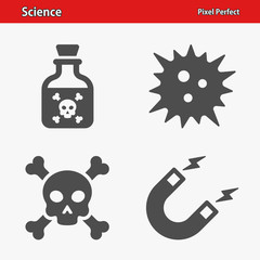 Science Icons. Professional, pixel perfect icons optimized for both large and small resolutions. EPS 8 format.