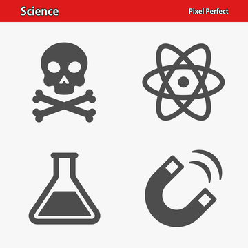 Science Icons. Professional, pixel perfect icons optimized for both large and small resolutions. EPS 8 format.