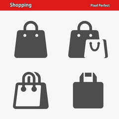 Shopping Icons. Professional, pixel perfect icons optimized for both large and small resolutions. EPS 8 format.
