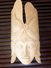 Holzmaske, Indonesien