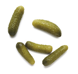 Pickles group isolated on white