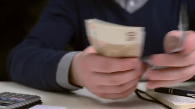 Counting money