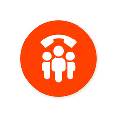 Orange Flat App Icon