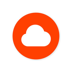 Orange Flat App Icon