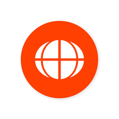 Orange Flat App Icon