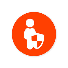 Orange Flat App Icon