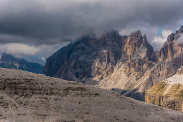 Dolomites Italy - Val Gardena -  Passo Sella