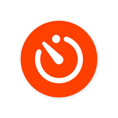 Orange Flat App Icon