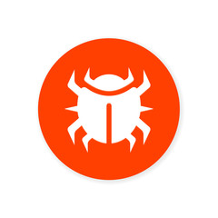 Orange Flat App Icon