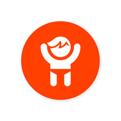 Orange Flat App Icon