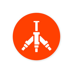 Orange Flat App Icon