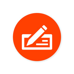 Orange Flat App Icon