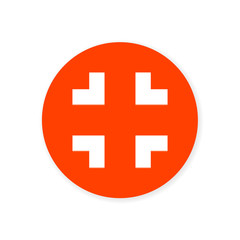 Orange Flat App Icon