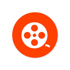 Orange Flat App Icon