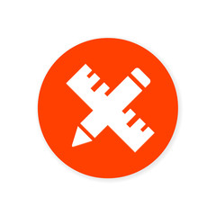 Flat Design App Button