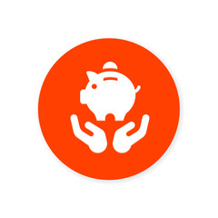 Obraz premium Flat Design App Button