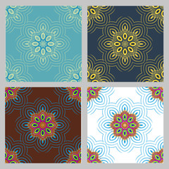 Vector seamless pattern background.