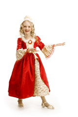 Little Princess Showing Something Shows What the Hand