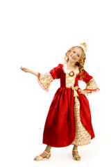 Little Princess Showing Something Shows What the Hand