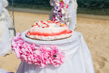 Decorations for weddings on the ocean