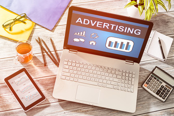 Advertise Advertising Advertisement Branding Commercial Concept