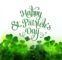 Happy Saint Patricks Day Background. 