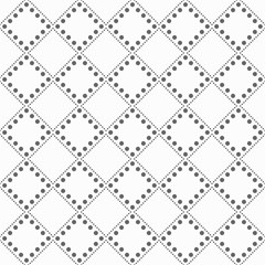 Geometric pattern with dots - seamless.