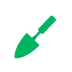 Pelle de jardinage verte