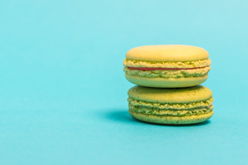 macaroons closeup