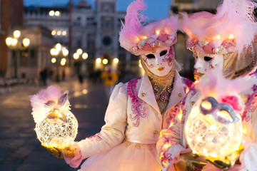 Lights in Venice - beautiful masks