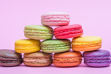 macaroons closeup