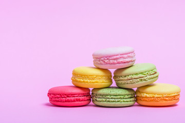 macaroons closeup