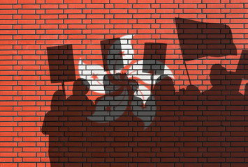 Demonstration in Hong Kong